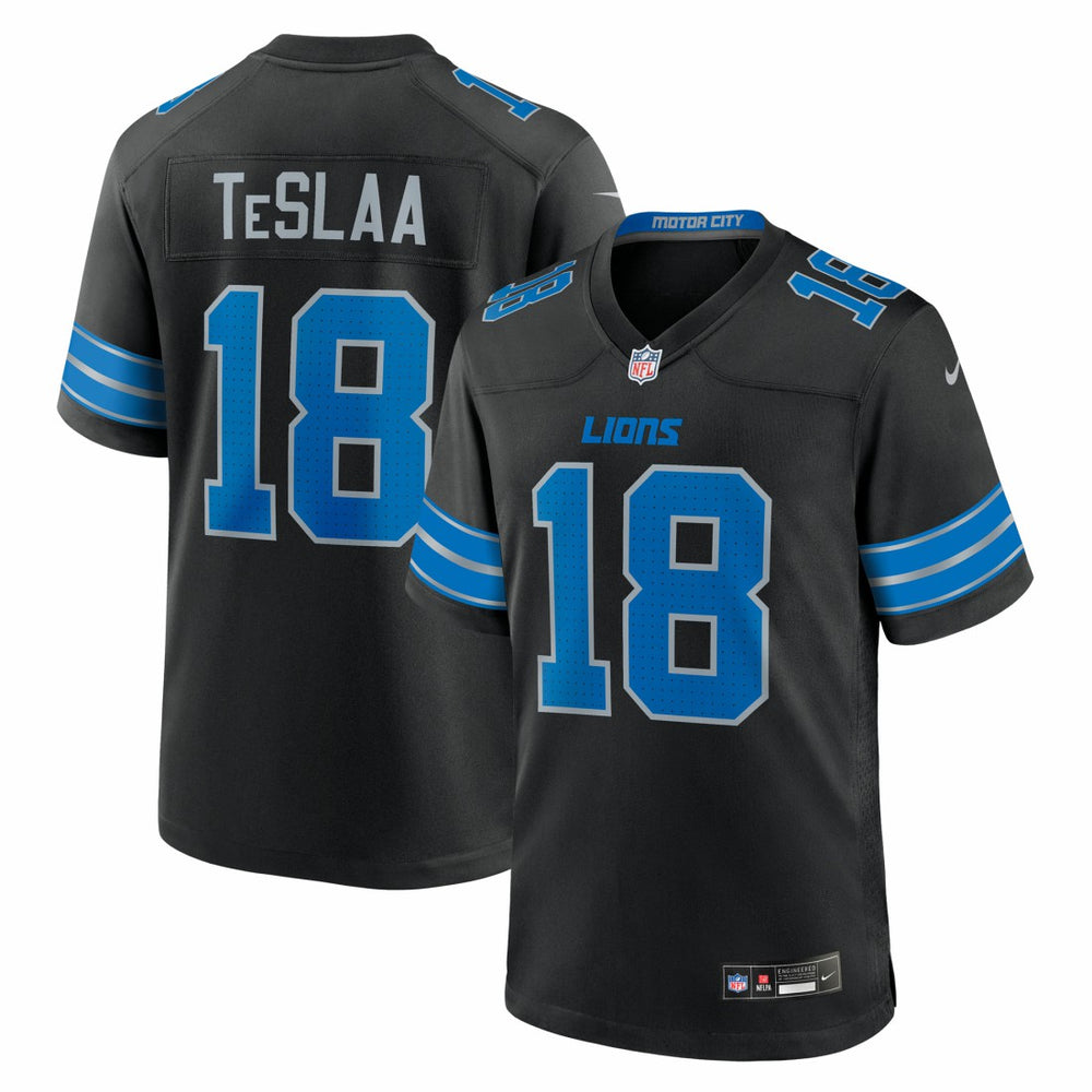 Isaac TeSlaa Detroit Lions Alternate Game Player Jersey Black - Nike