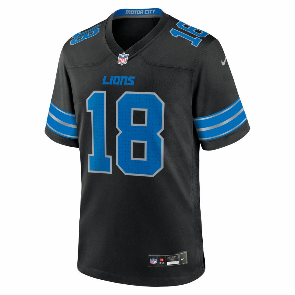 Isaac TeSlaa Detroit Lions Alternate Game Player Jersey Black - Nike