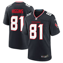 Jayden Higgins Houston Texans Game Jersey Navy - Nike