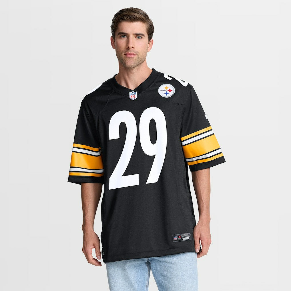 Kyle Dugger Pittsburgh Steelers Team Game Jersey Black - Nike
