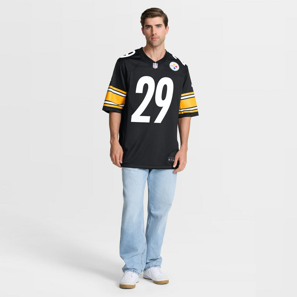 Kyle Dugger Pittsburgh Steelers Team Game Jersey Black - Nike
