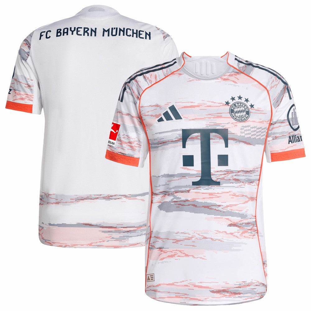 Adidas Bayern Munich 2025/26 Away Jerseys - White