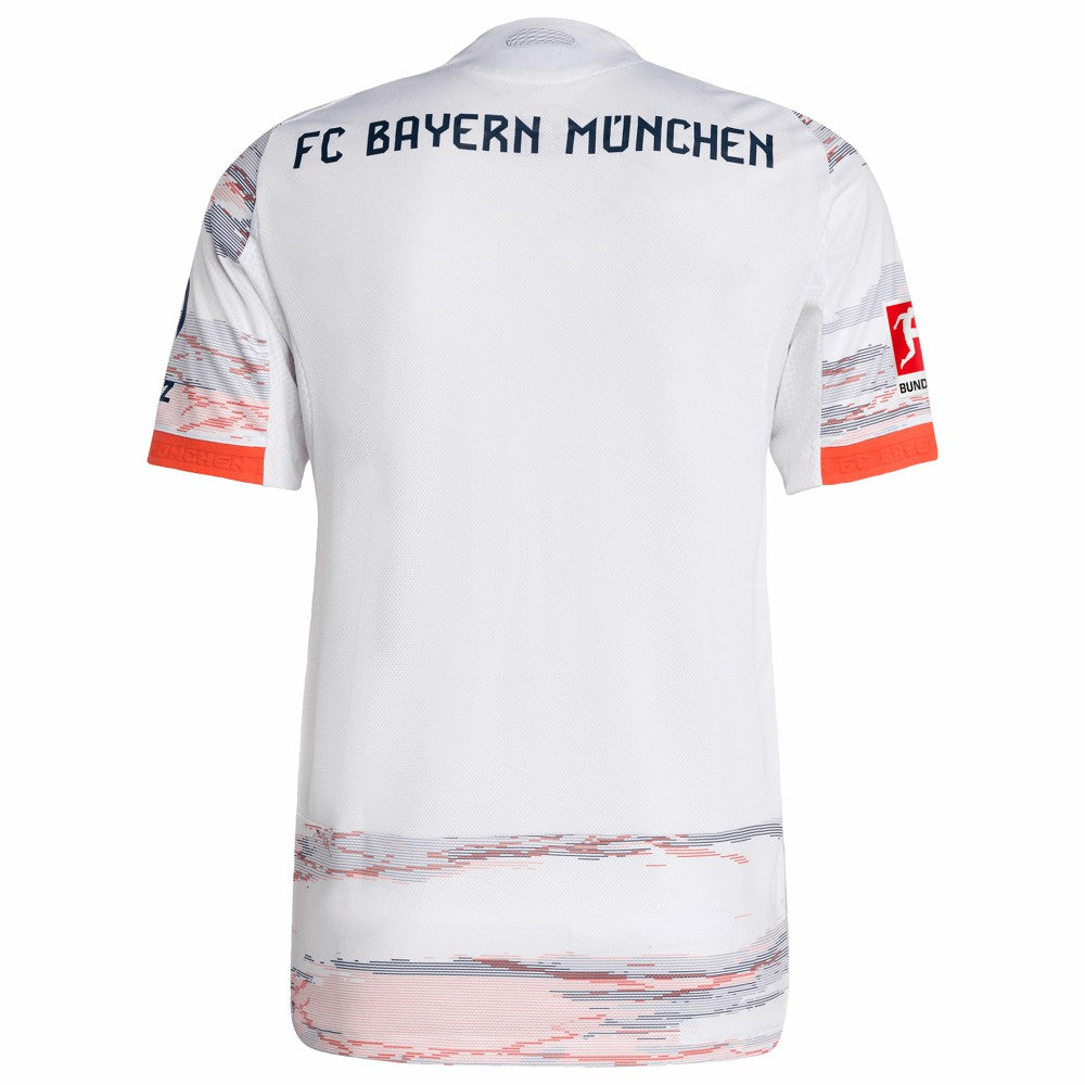 Adidas Bayern Munich 2025/26 Away Jerseys - White