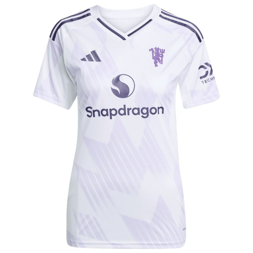 Adidas Manchester United Women's 2025/26 Away Replica Jerseys - White