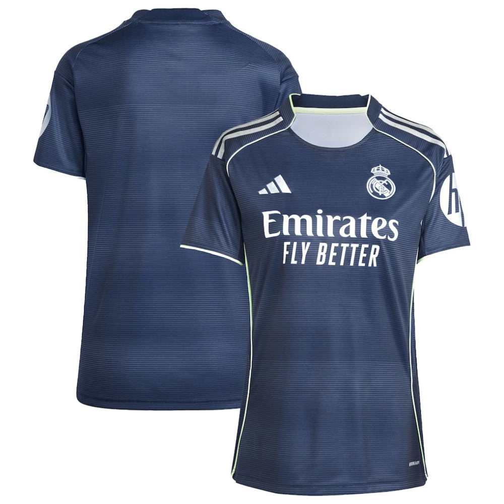 Adidas Real Madrid Women's 2025/26 Away Replica Jerseys - Blue