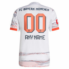 Adidas Bayern Munich 2025/26 Away Custom Jerseys - White