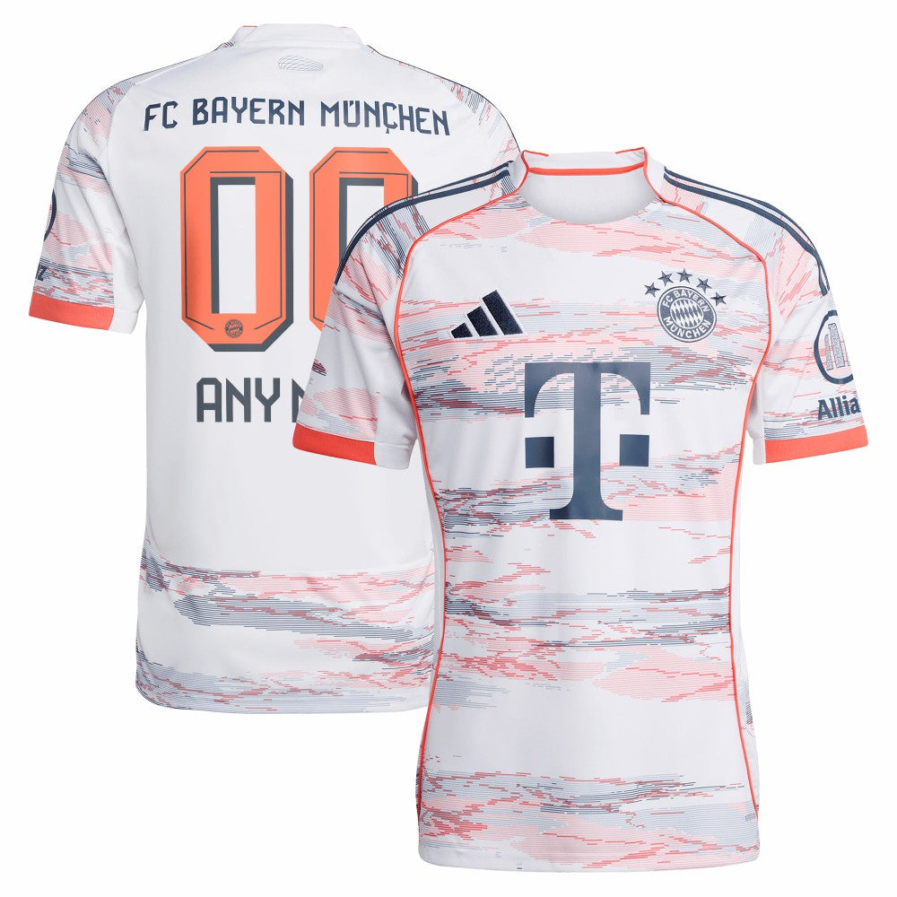 Adidas Bayern Munich 2025/26 Away Replica Custom Jerseys - White