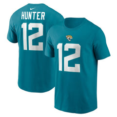 Travis Hunter Jacksonville Jaguars Name & Number T-Shirt Teal - Nike