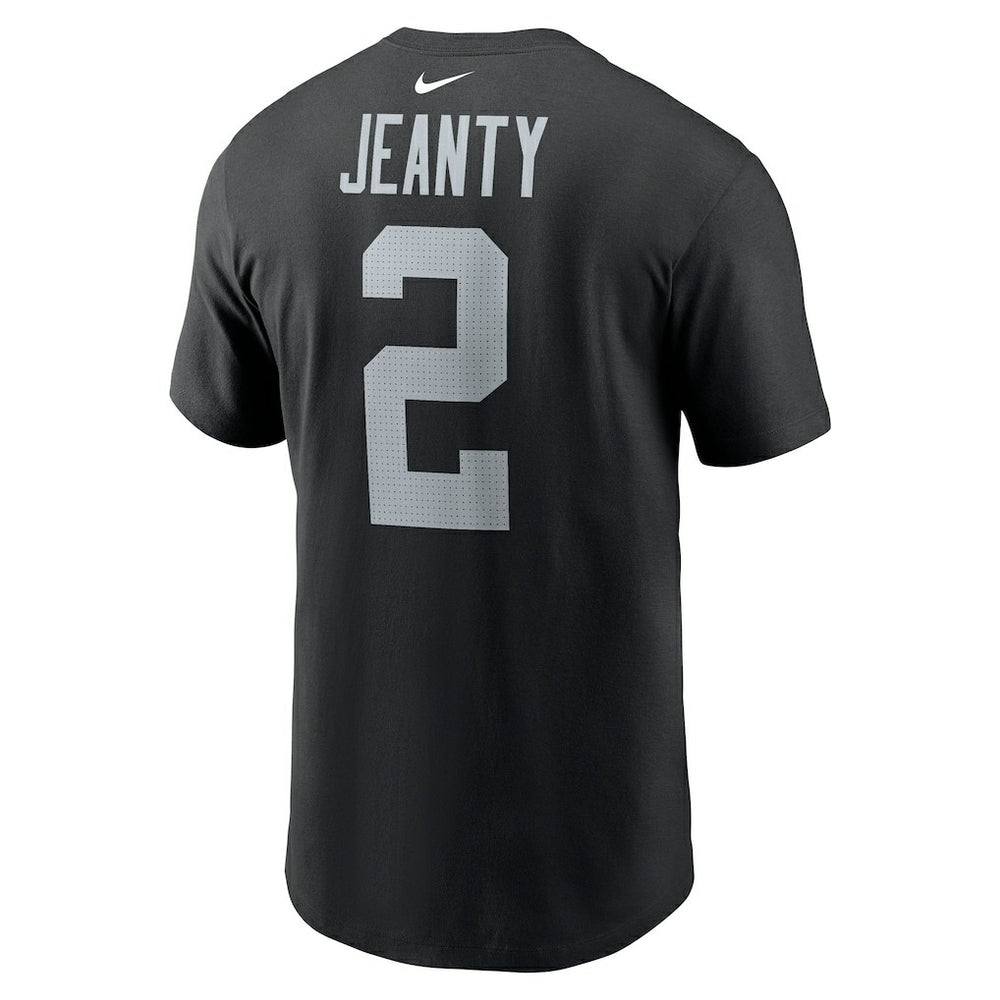 Ashton Jeanty Las Vegas Raiders Name & Number T-Shirt Black - Nike