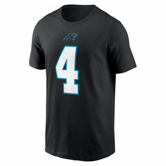 Tetairoa McMillan Carolina Panthers Name & Number T-Shirt Black - Nike