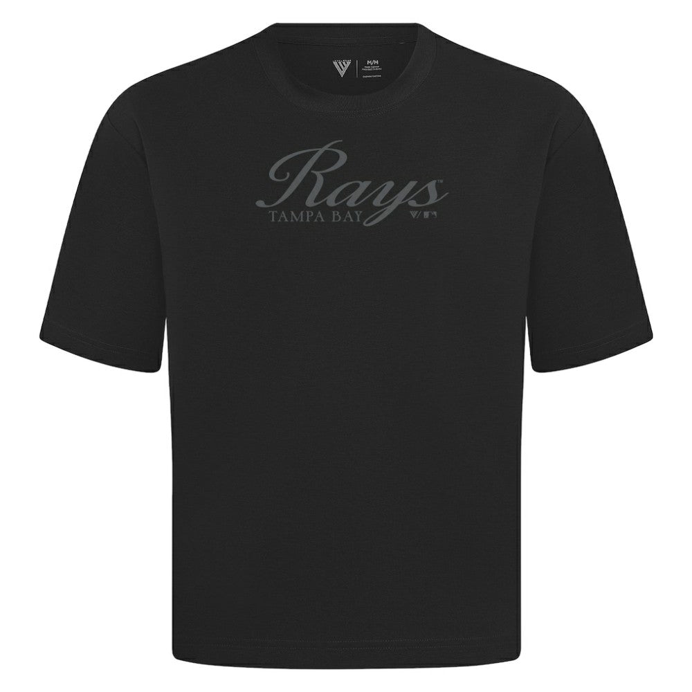 Tampa Bay Rays Levelwear Ethereal Oversized Luxe Signature Knit T-Shirt for sale