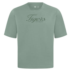 Detroit Tigers Levelwear Ethereal Oversized Luxe Signature Knit T-Shirt Near Me