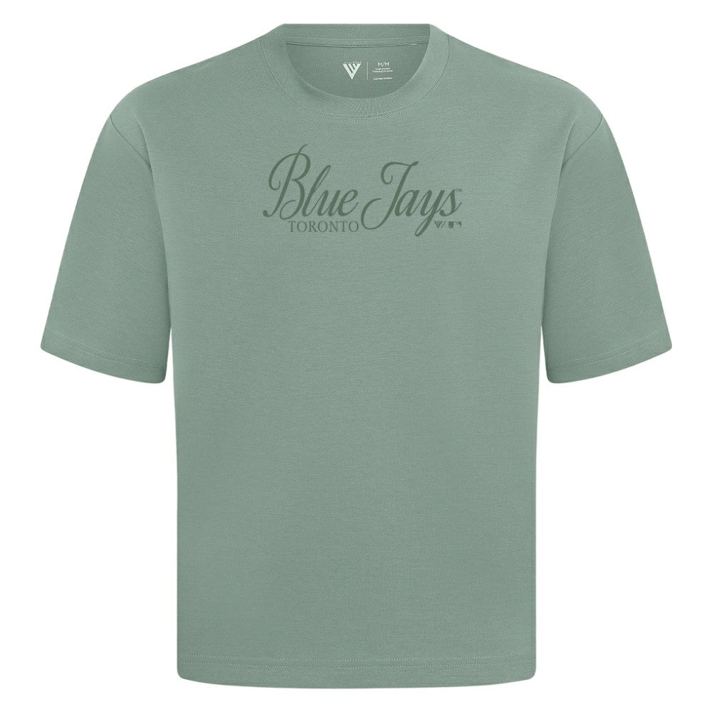 Toronto Blue Jays Levelwear Ethereal Oversized Luxe Signature Knit T-Shirt Online