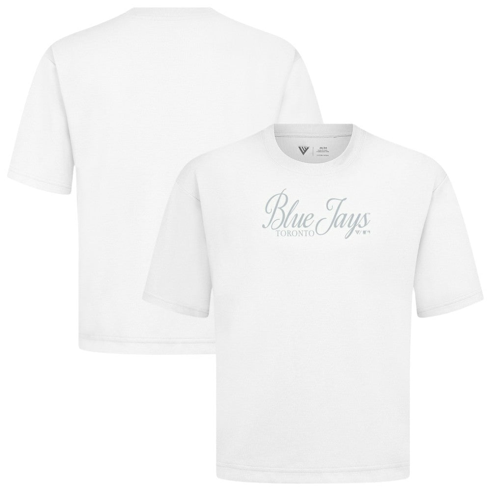 Toronto Blue Jays Levelwear Ethereal Oversized Luxe Signature Knit T-Shirt Near Me