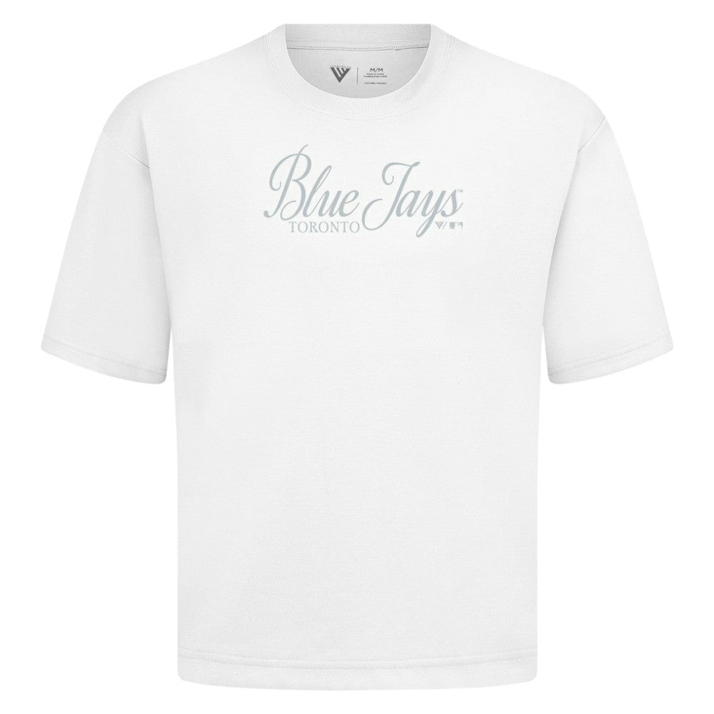 Toronto Blue Jays Levelwear Ethereal Oversized Luxe Signature Knit T-Shirt Near Me
