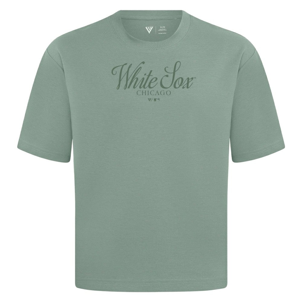 Chicago White Sox Levelwear Ethereal Oversized Luxe Signature Knit T-Shirt Lifestyle