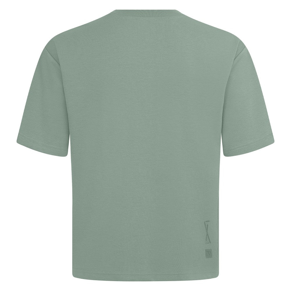 Cleveland Guardians Levelwear Ethereal Oversized Luxe Signature Knit T-Shirt for sale