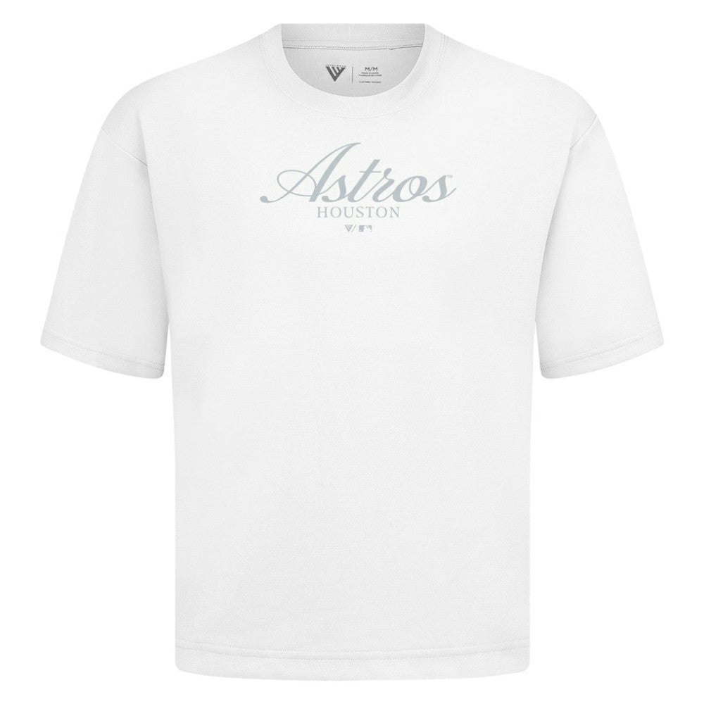 Houston Astros Levelwear Ethereal Oversized Luxe Signature Knit T-Shirt Near Me