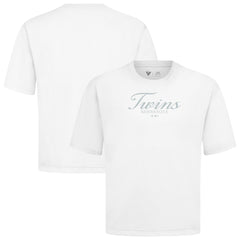 Minnesota Twins Levelwear Ethereal Oversized Luxe Signature Knit T-Shirt for sale