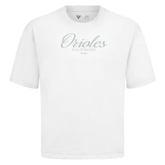 Baltimore Orioles Levelwear Ethereal Oversized Luxe Signature Knit T-Shirt discount