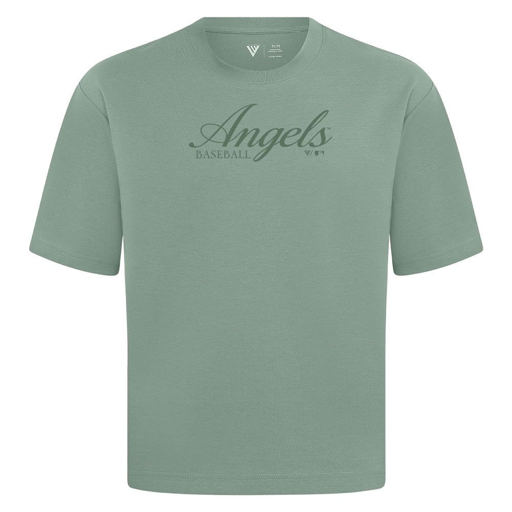 Los Angeles Angels Levelwear Ethereal Oversized Luxe Signature Knit T-Shirt Online