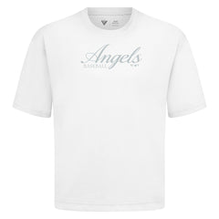 Los Angeles Angels Levelwear Ethereal Oversized Luxe Signature Knit T-Shirt discount