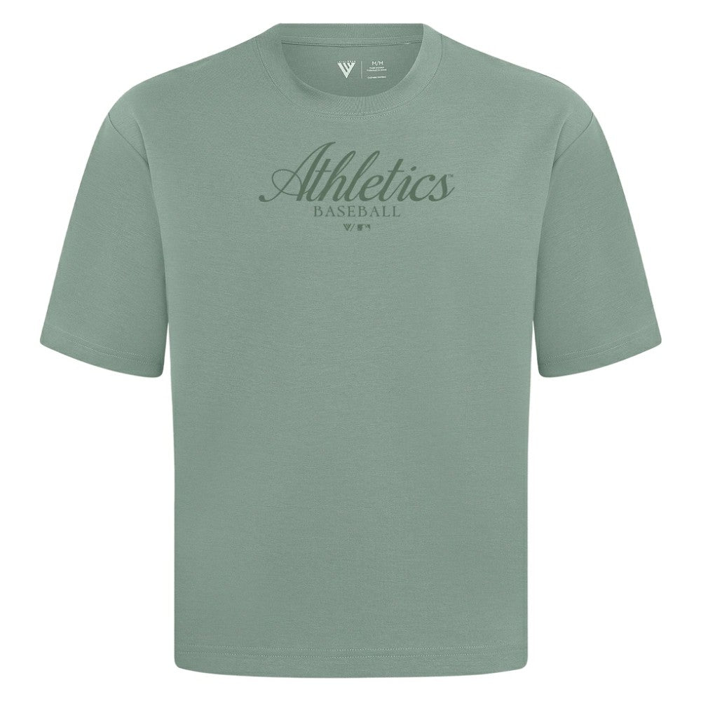 Athletics Levelwear Ethereal Oversized Luxe Signature Knit T-Shirt Lifestyle