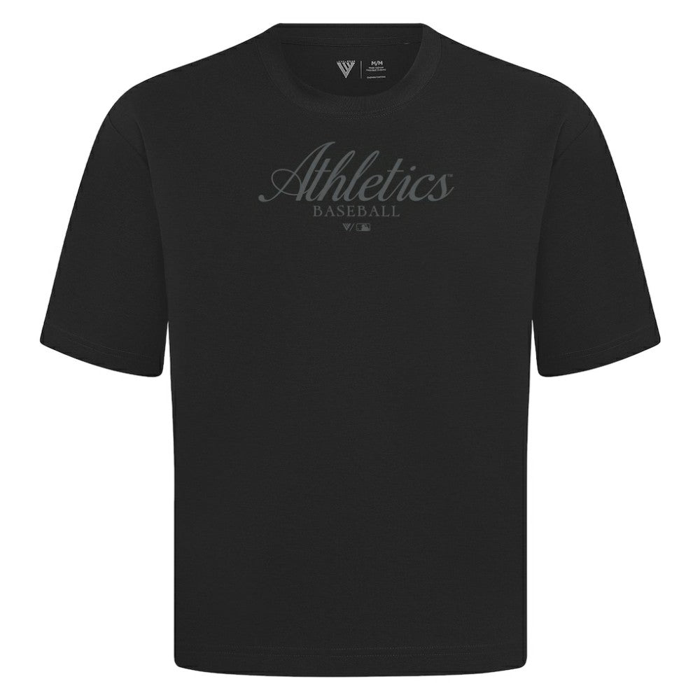 Athletics Levelwear Ethereal Oversized Luxe Signature Knit T-Shirt Lifestyle