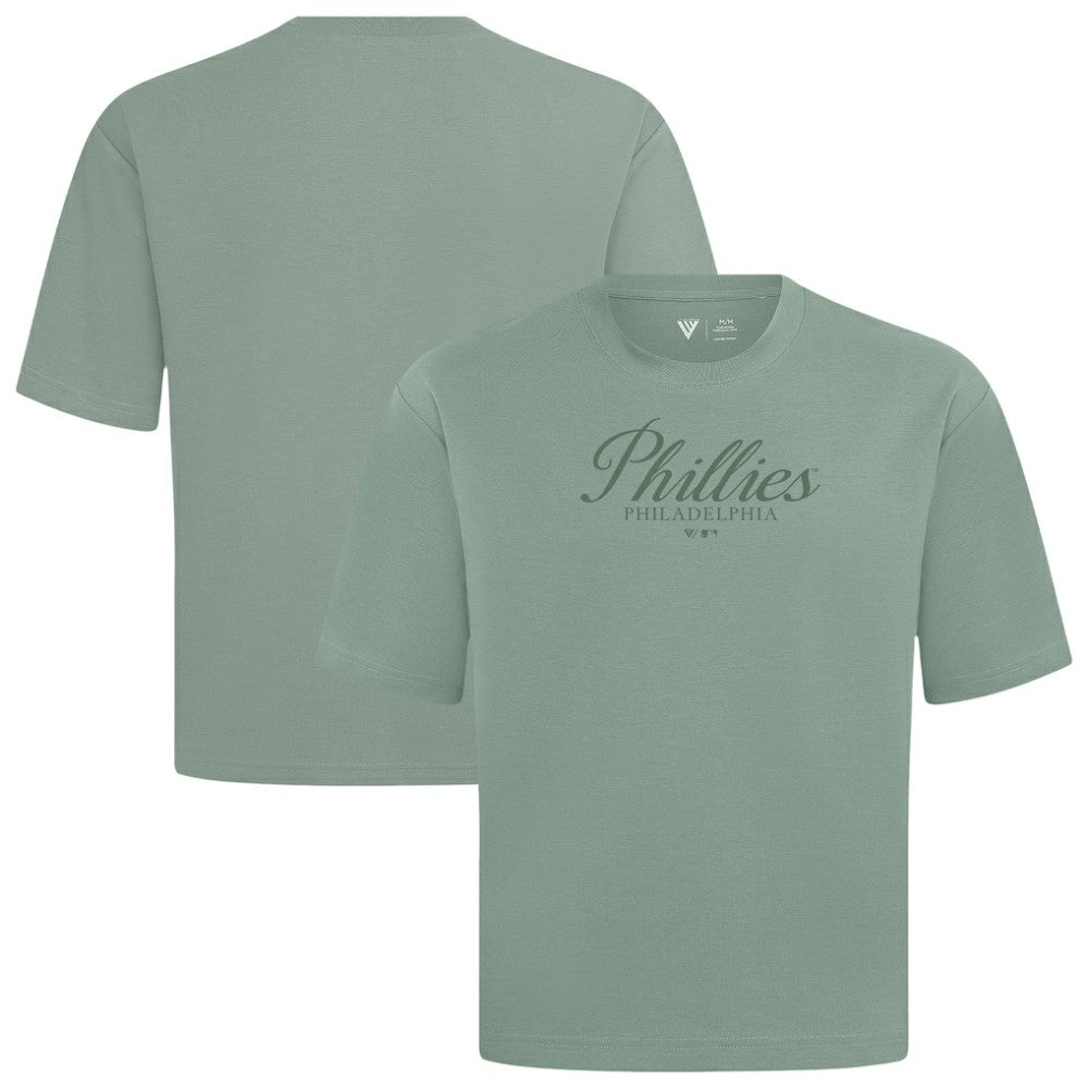 Philadelphia Phillies Levelwear Ethereal Oversized Luxe Signature Knit T-Shirt Online