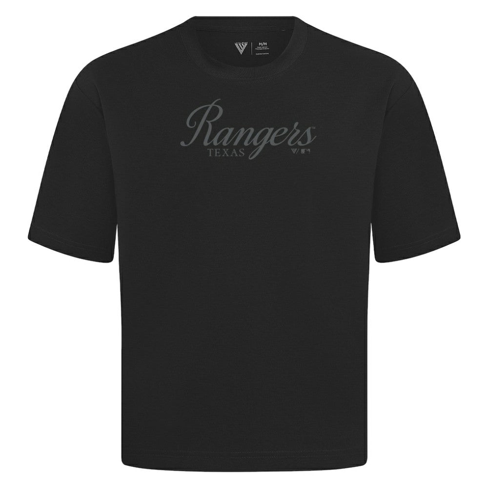 Texas Rangers Levelwear Ethereal Oversized Luxe Signature Knit T-Shirt Near Me