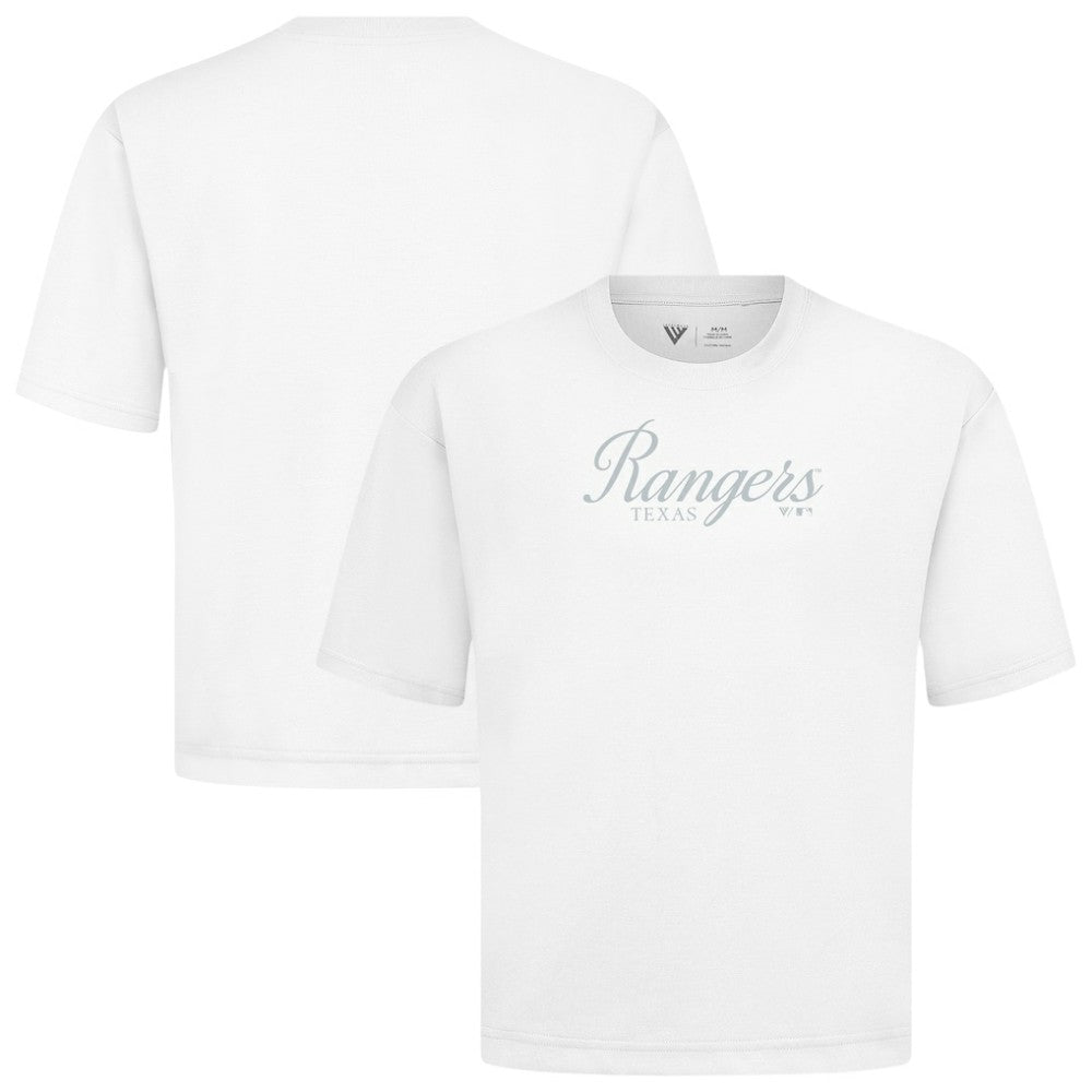 Texas Rangers Levelwear Ethereal Oversized Luxe Signature Knit T-Shirt Near Me