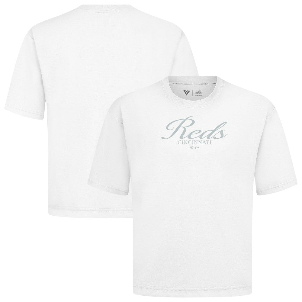 Cincinnati Reds Levelwear Ethereal Oversized Luxe Signature Knit T-Shirt Near Me