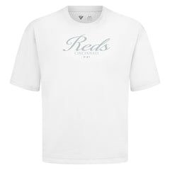 Cincinnati Reds Levelwear Ethereal Oversized Luxe Signature Knit T-Shirt Near Me