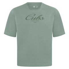Chicago Cubs Levelwear Ethereal Oversized Luxe Signature Knit T-Shirt for sale