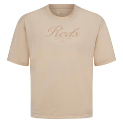 Cincinnati Reds Levelwear Ethereal Oversized Luxe Signature Knit T-Shirt discount