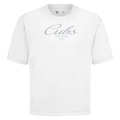 Chicago Cubs Levelwear Ethereal Oversized Luxe Signature Knit T-Shirt Sale