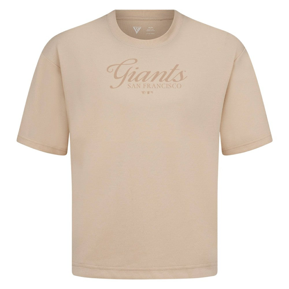 San Francisco Giants Levelwear Ethereal Oversized Luxe Signature Knit T-Shirt Lifestyle