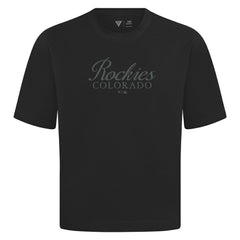 Colorado Rockies Levelwear Ethereal Oversized Luxe Signature Knit T-Shirt discount