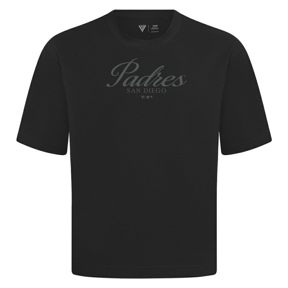 San Diego Padres Levelwear Ethereal Oversized Luxe Signature Knit T-Shirt Sale