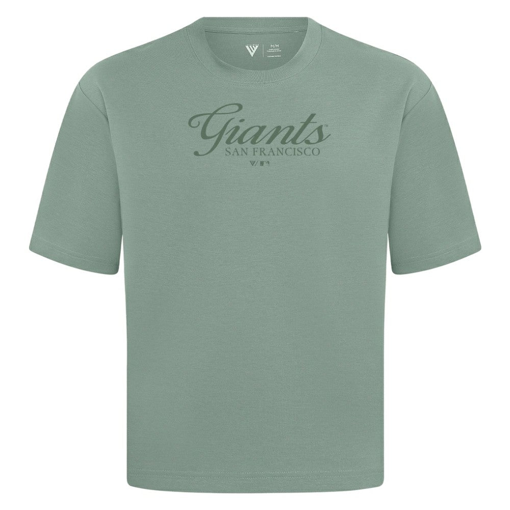 San Francisco Giants Levelwear Ethereal Oversized Luxe Signature Knit T-Shirt On Sale