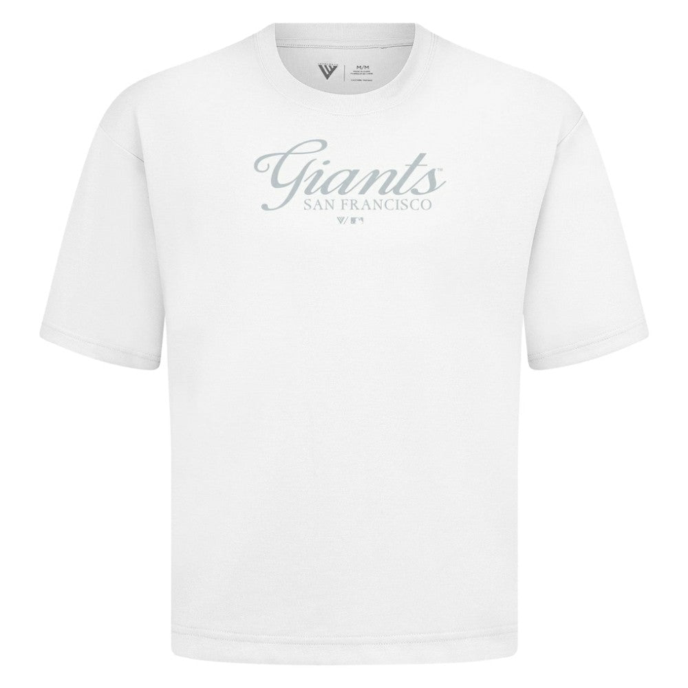 San Francisco Giants Levelwear Ethereal Oversized Luxe Signature Knit T-Shirt Near Me