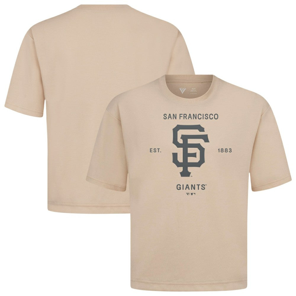 San Francisco Giants Levelwear Crossway Oversized Luxe Signature Knit T-Shirt Sale