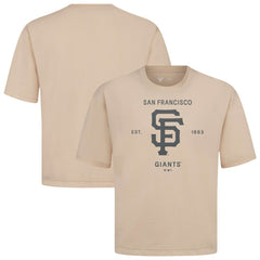 San Francisco Giants Levelwear Crossway Oversized Luxe Signature Knit T-Shirt Sale