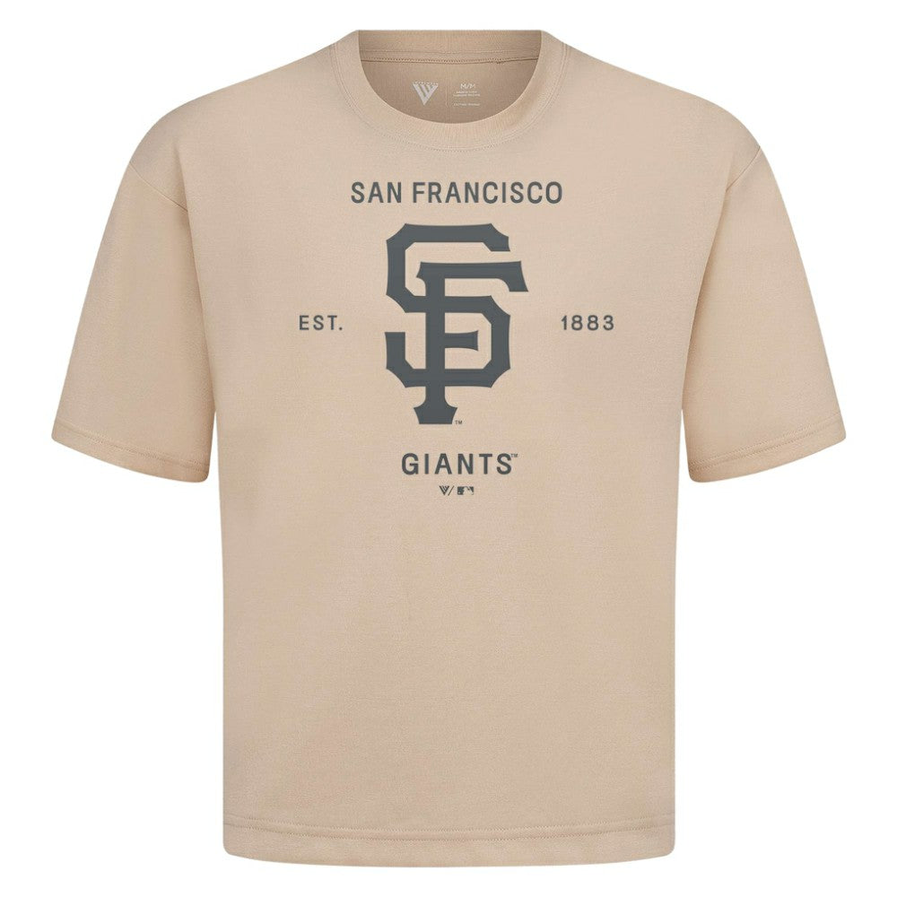 San Francisco Giants Levelwear Crossway Oversized Luxe Signature Knit T-Shirt Sale