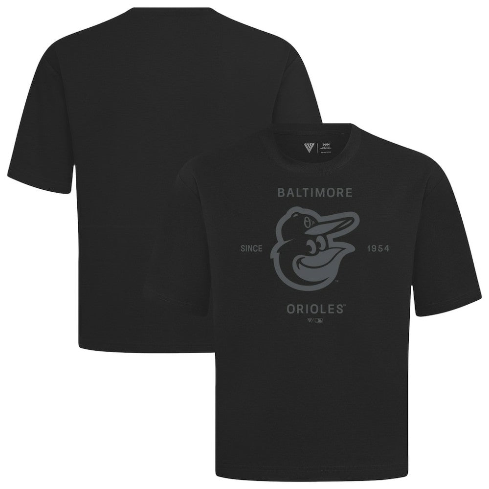 Baltimore Orioles Levelwear Crossway Oversized Luxe Signature Knit T-Shirt Sale