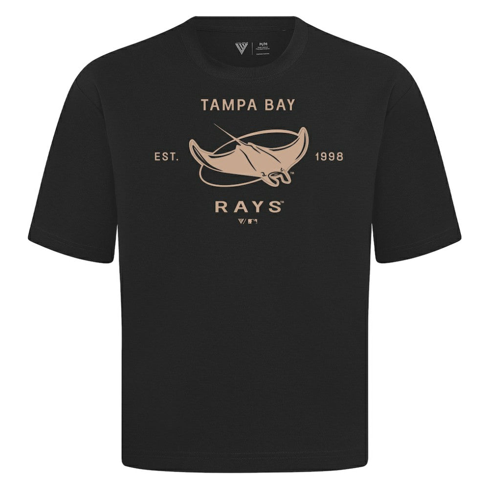Tampa Bay Rays Levelwear Crossway Oversized Luxe Signature Knit T-Shirt discount