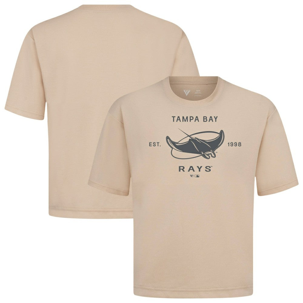 Tampa Bay Rays Levelwear Crossway Oversized Luxe Signature Knit T-Shirt On Sale