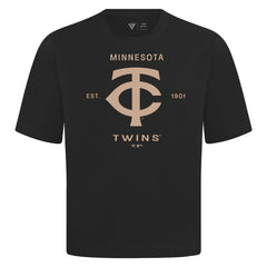 Minnesota Twins Levelwear Crossway Oversized Luxe Signature Knit T-Shirt discount