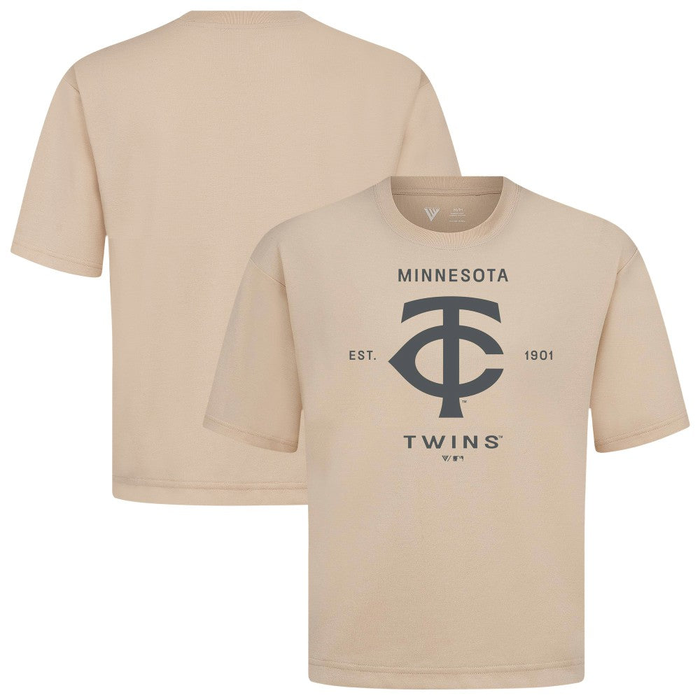 Minnesota Twins Levelwear Crossway Oversized Luxe Signature Knit T-Shirt Clearance