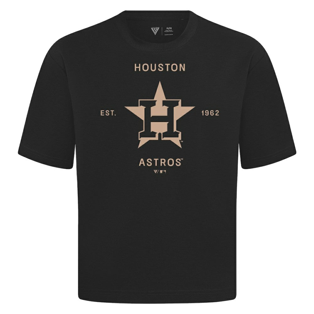 Houston Astros Levelwear Crossway Oversized Luxe Signature Knit T-Shirt discount